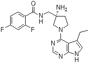 (S)-N-[[3--1-(5-һ-7H-[2,3-d]-4-)-3-]׻]-2,4-ṹʽ_1004990-28-6ṹʽ