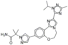 4-[5,6--2-[3-׻-1-(1-׻һ)-1H-1,2,4--5-][1,2-d][1,4]׿-9-]-,-׻-1H--1-ṹʽ_1282512-48-4ṹʽ