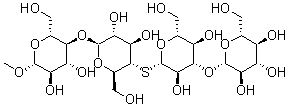 O-BETA-D-ǻ-(1->3)-S-BETA-D-ǻ-(1->4)-O-4--BETA-D-ǻ-(1->4)-BETA-D-ռṹʽ_187161-22-4ṹʽ