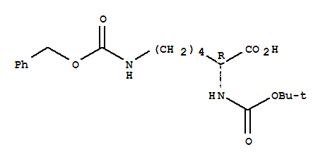 Boc-D-Lys(Z)-OHṹʽ_55878-47-2ṹʽ