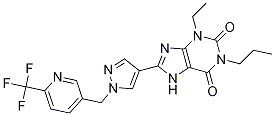 3-һ-3,7--1--8-[1-[[6-(׻)-3-]׻]-1H--4-]-1H--2,6-ͪṹʽ_631914-03-9ṹʽ