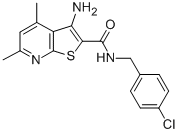 3--N-[(4-ȱ)׻]-4,6-׻Բ[2,3-b]-2-ṹʽ_633283-39-3ṹʽ