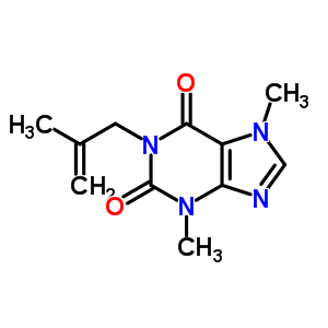 3,7-׻-1-(2-׻ϩ)-1H--2,6(3h,7h)-ͪṹʽ_63906-62-7ṹʽ