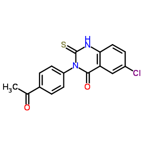 3-(4-)-6--2,3--2--4(1H)-ͪṹʽ_64046-69-1ṹʽ