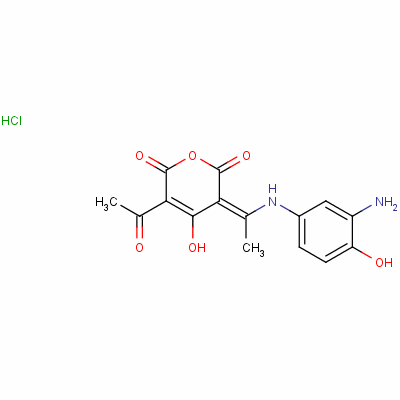 5--3-[1-[(3--4-ǻ)]һ]-4-ǻ-2H--2,6(3H)-ͪνṹʽ_64353-91-9ṹʽ