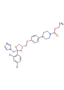 4-[4-[[(2r,4s)-2-(2,4-ȱ)-2-(-1-׻)-1,3-ṹʽ_85058-43-1ṹʽ