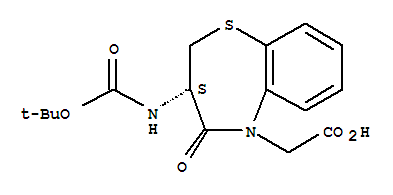 (S)-3-boc--5-(Ȼ׻)-2,3--1,5--4(5h)-ͪṹʽ_250349-13-4ṹʽ