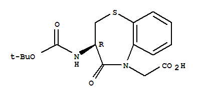 (R)-3-boc--5-(ʻ׻)-2,3--1,5-Ӹ-4(5h)-ͪṹʽ_250349-14-5ṹʽ