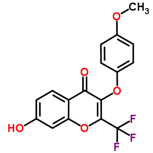 7-ǻ-3-(4-)-2-(׻)-4H-ɫϩ-4-ͪṹʽ_302952-79-0ṹʽ