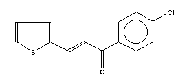 1-(4-ȱ)-3-(2-)-2-ϩ-1-ͪṹʽ_6028-91-7ṹʽ