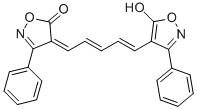 4-[5-(5-ǻ-3--4-f)-2,4-ϩǻ]-3--5(4H)-ͪṹʽ_61389-30-8ṹʽ