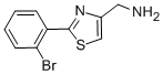 2-(2-溴苯基)-4-噻唑甲胺结构式_885280-21-7结构式