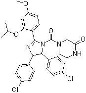 4-[[4,5-˫(4-ȱ)-4,5--2-[4--2-(1-׻)]-1H--1-]ʻ]-2-ͪṹʽ_890090-75-2ṹʽ