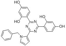 2-(1-л-1H--2-)-4,6-˫(2,4-ǻ)-1,3,5-ຽṹʽ_916334-62-8ṹʽ