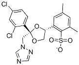 cis-[2-(2,4-ȱ)-2-(1H-1,2,4--1-׻)-1,3-컷-4-]׻Լױṹʽ_113770-65-3ṹʽ