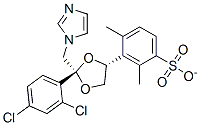 ˳ʽ-[2-(2,4-ȱ)-2-(1H--1-׻)-1,3-컷-4-]״Լױṹʽ_134071-44-6ṹʽ