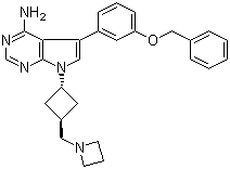 7-[ʽ-3-(1-ӻ׻)]-5-[3-()]-7H-[2,3-d]-4-ṹʽ_475488-34-7ṹʽ