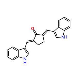 2,5-˫[(e)-1H--3-Ǽ׻]ͪṹʽ_53013-59-5ṹʽ