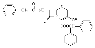 (6R,7R)-3-ǻ-8--7-[()]-5--1-˫[4.2.0]-2-ϩ-2-ṹʽ_54639-48-4ṹʽ