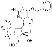 [(1S,2S,3S,5S)-5-[2--6-()-9H--6-]-3-(׻)-1-ǻ]-1,2-״ṹʽ_701278-05-9ṹʽ