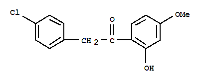 2-(4-ȱ)-1-(2-ǻ-4-)ͪṹʽ_79744-48-2ṹʽ