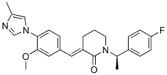 (3E)-1-[(1R)-1-(4-)һ]-3-[[3--4-(4-׻-1H--1-)׻]Ǽ׻]-2-ͪṹʽ_870846-02-9ṹʽ